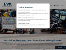 Tablet Screenshot of evk-oberense.de
